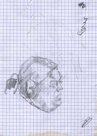 55 - Carnet - mine de plomb sur papier 22x16cm